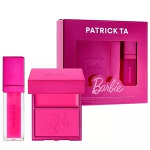 Patrick Ta X  Barbie Blush Duo and Lip ￼plumper Set LIMITED EDITION
